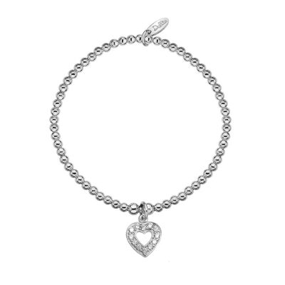 Bracciale Sparkle a cuore aperto