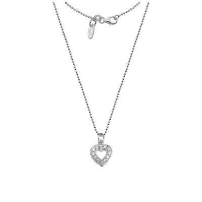 Open Heart Sparkle Necklace