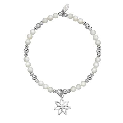 Bracelet Fleur Taille Diamant