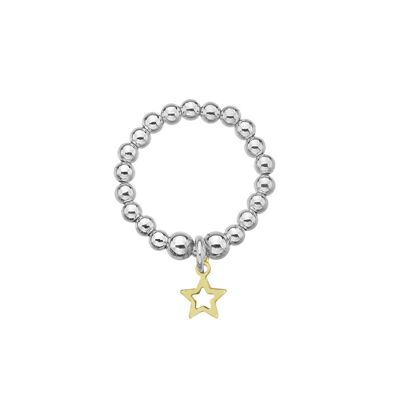 Anillo Mini Estrella Dorada