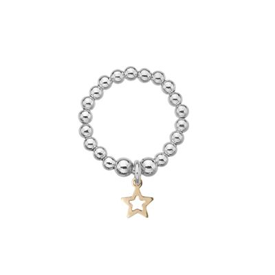 Anillo Mini Rosa Estrella