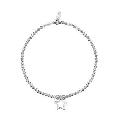 Bracciale a stella aperto