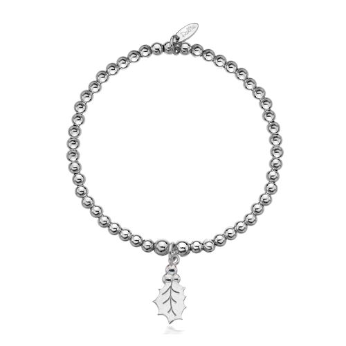 Silver Holly Bracelet