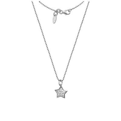 Collier étoile scintillant