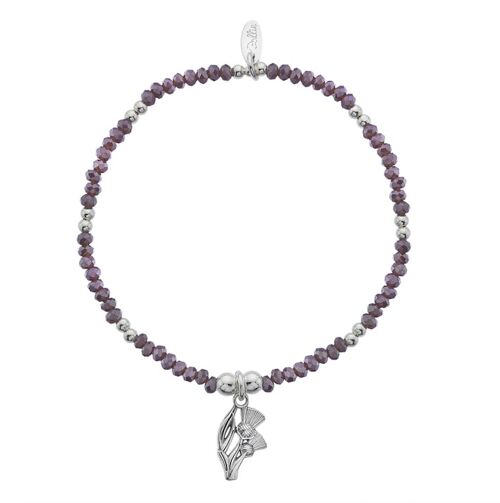 Lilac Thistle Bracelet