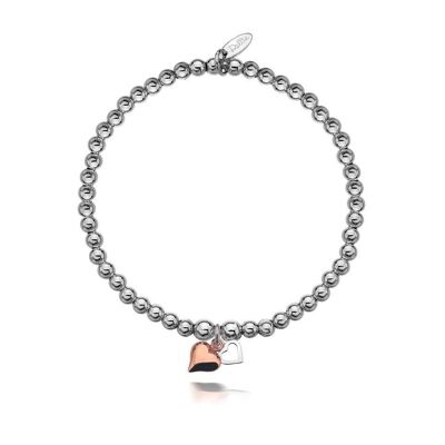 Gigi Rose Hearts Bracelet