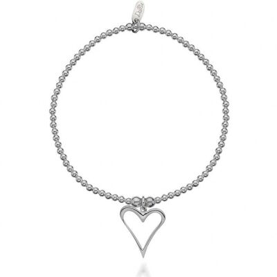 Bracciale cuore coraggioso