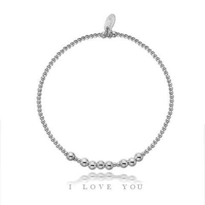 Secret Message 'I Love You' Bracelet