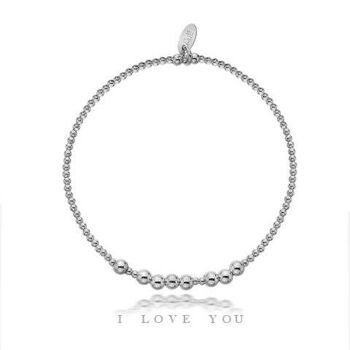 Bracelet "Je t'aime" à message secret 1