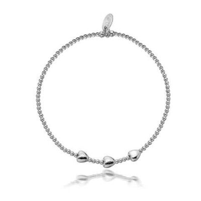 Bracciale Triplo Cuore Dinky