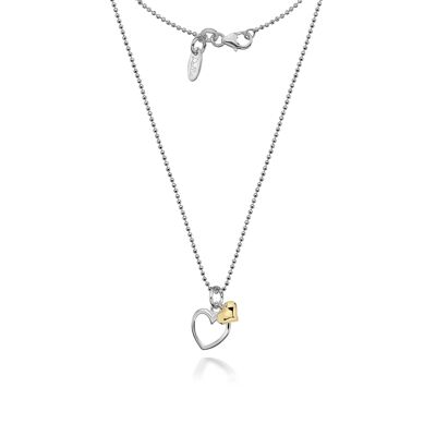 Alicia Double Golden Hearts Necklace