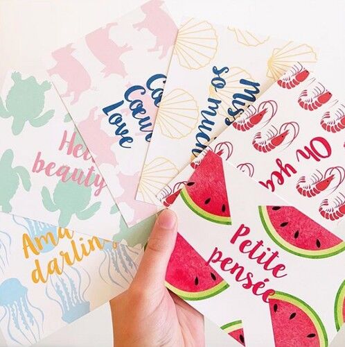 LOS von 6 Postkarten