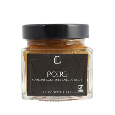 Poires aux Marrons Confits et Baie de Timut (200G)