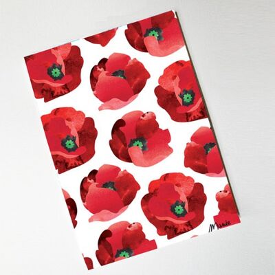 Poppies notebook