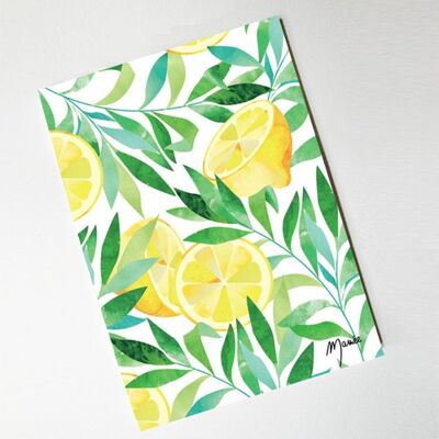 Zitronen Notizbuch