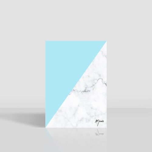 light blue marble notebook