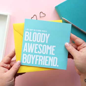 Carte de petit ami génial sanglante 2