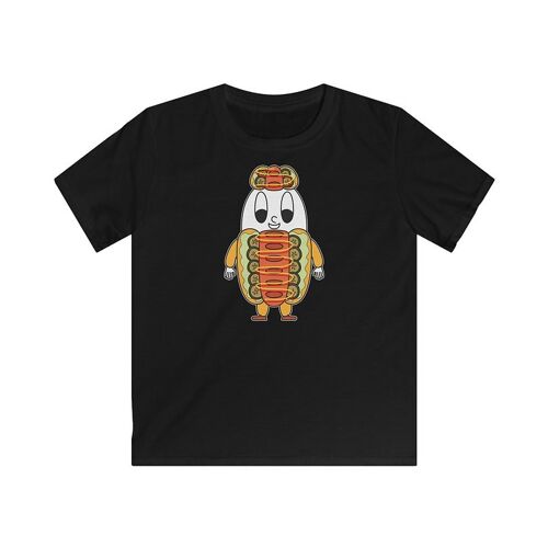 MAPHILLEREGGS Hot-Dog - Kinder T-Shirt schwarz
