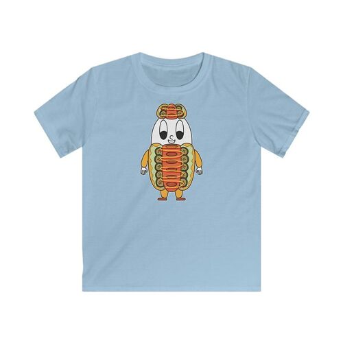 MAPHILLEREGGS Hot-Dog - Kinder T-Shirt hellblau