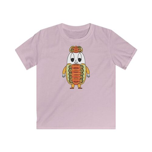 MAPHILLEREGGS Hot-Dog - Kinder T-Shirt pink