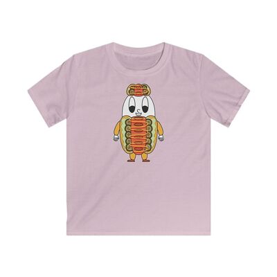 MAPHILLEREGGS Hot-Dog - Maglietta per bambini rosa