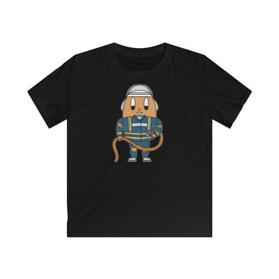 MAPHILLEREGGS Feuerwehrmann - Kinder T-Shirt schwarz