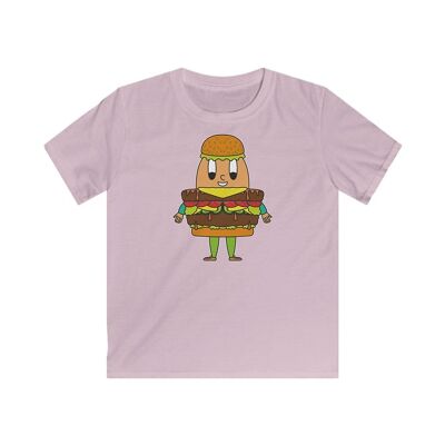 MAPHILLEREGGS Hamburger - maglietta per bambini rosa