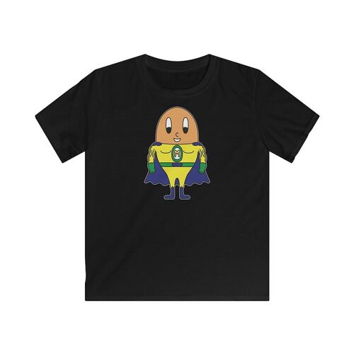 MAPHILLEREGGS Superheld - Kinder T-Shirt schwarz