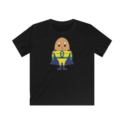 MAPHILLEREGGS superhero - camiseta para niños negra