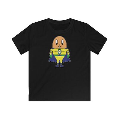 MAPHILLEREGGS Superheld - Kinder T-Shirt schwarz