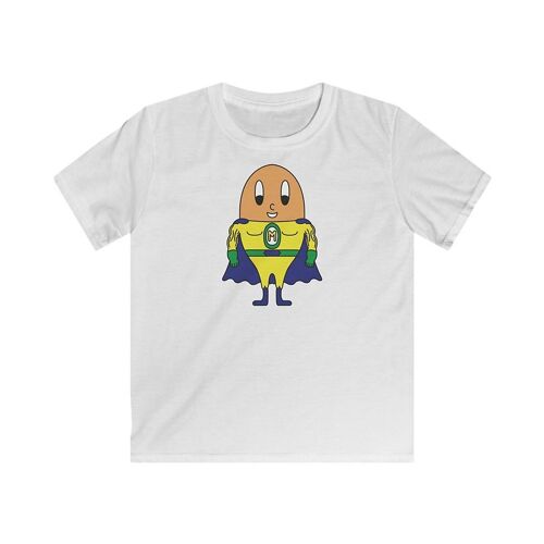 MAPHILLEREGGS Superheld - Kinder T-Shirt weiß