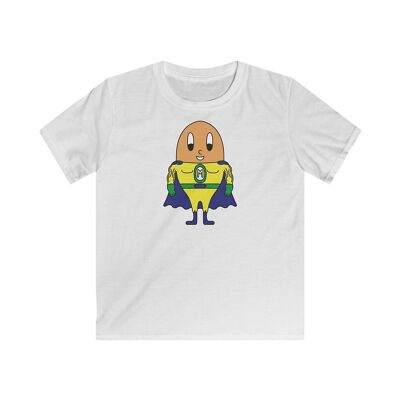 MAPHILLEREGGS superhero - camiseta para niños blanca