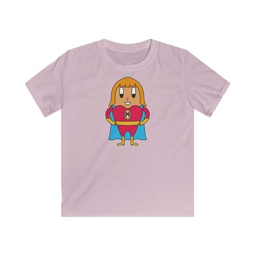MAPHILLEREGGS Superheldin - Kinder T-Shirt pink