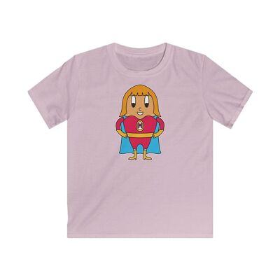 MAPHILLEREGGS supereroina - t-shirt per bambini rosa