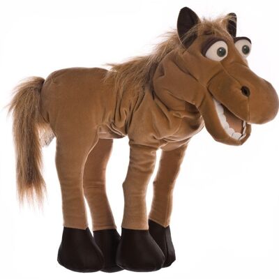 Helge le cheval W104 / marionnette à main / animal jouet à main