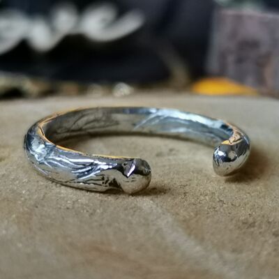 Bague BRANCHE ajustable en argent 925