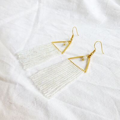 Raphaëlle earrings - transparent