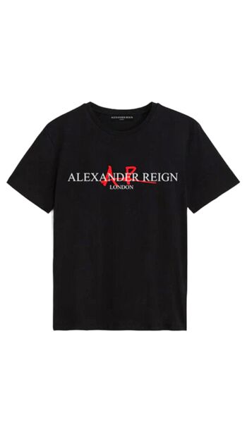 T-SHIRT avec logo ALEXANDER REIGN et signature AR