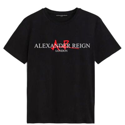 ALEXANDER REIGN-Logo und AR-Signatur-T-SHIRT