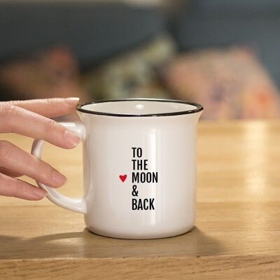 Tasse „To the Moon and Back“ / Valentinstags-Special
