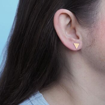 Balance Studs - boucles d’oreilles à clous dépareillées en or 2