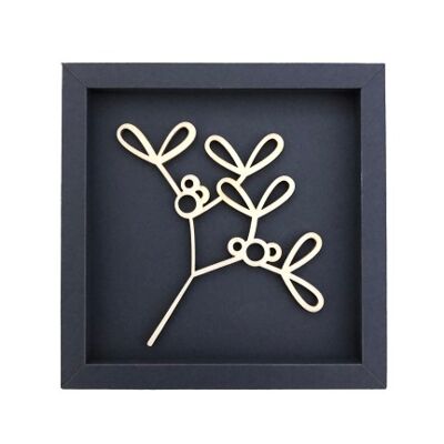 Licorice_branch - frame card wood lettering