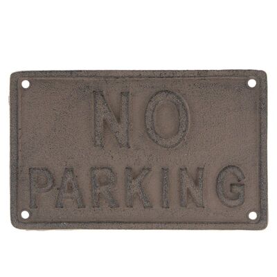 Tekstbord NO PARKING 19x12x0.5 cm 1