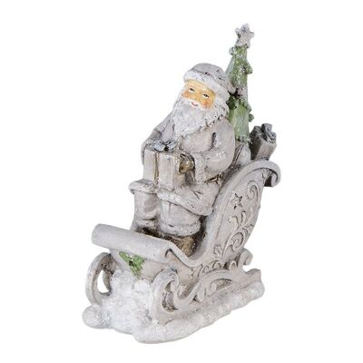 Decoratie kerstman in slee 10x6x13 cm 1