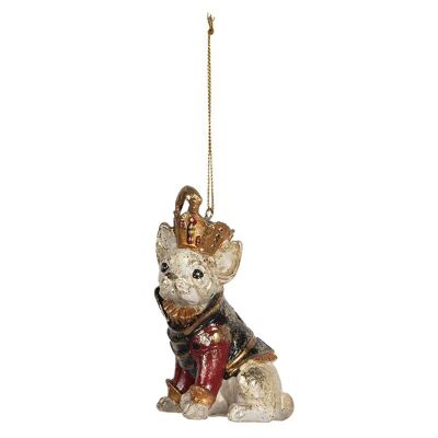 Hanger hond met kroon 8x6x12 cm 1