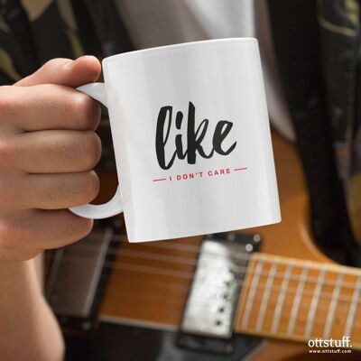 Mug "J'aime - je m'en fous"