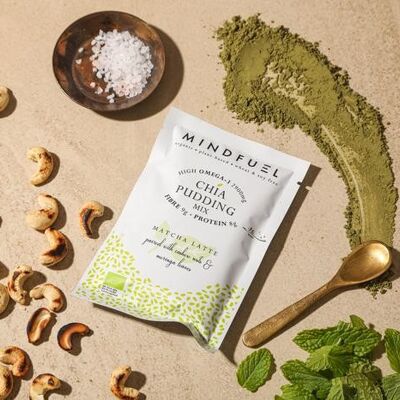 Budino di Chia - Latte Matcha