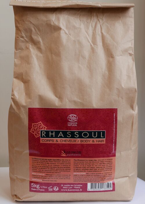 RHASSOUL CERTIFIÉ COSMOS NATURAL - FORMAT VRAC - 5 KG