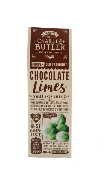 Limes au chocolat de Charles Butler 190g 3