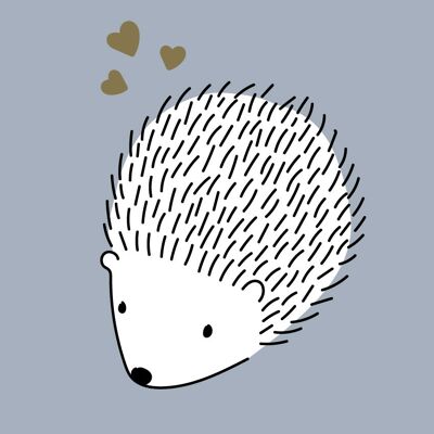 Illustration - The Hedgehog in Love